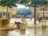 Place du Palais Royal, Rainy Day