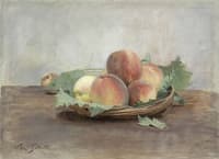 Still Life with Peaches