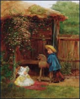 Playtime in the summerhouse