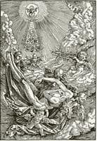 The Dead Christ Carried to Heaven by Angels