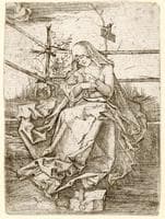 The Virgin and Child Seated on a Grassy Bank (after Dürer)