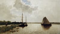 Ships on the canal