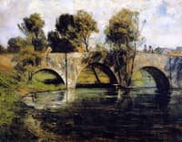 The Ilmbrücke in Upper Weimar