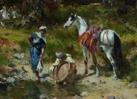 Setting Up Camp (detail)