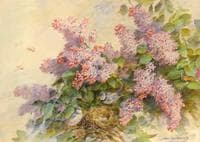 Lilacs and Birds