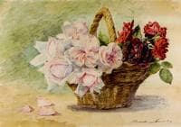 Basket with Roses