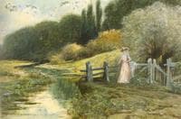Jeune femme a reveillon