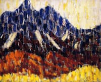 Mountains with Larch Forest