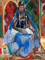 Woman in Blue