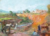Horsemen on the Edge of the Wadi