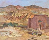 Kasbah at the Foot of the Mountains