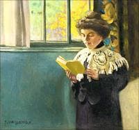 Woman Reading at the Window