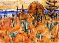 Autumn Landscape at Ammersee
