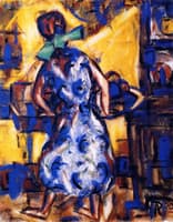 Girl with Green Bow