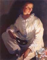 Self portrait as Pierrot
