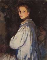 Self portrait with candle