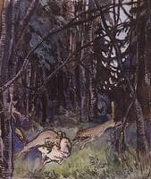 Goat Attacked by Gray Wolves