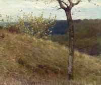 A landscape with blossom