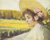 Portrait of a Woman with Hat