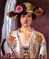 Woman in a Flowered Hat