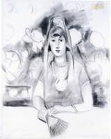 Spanish Lady with Fan
