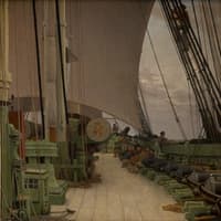 The Starboard Battery and the Deck of the Corvette "Najaden"