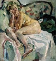 Lisl on a Sofa