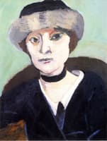 Marguerite in a Fur Hat