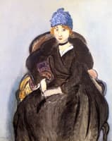 Marguerite in a Blue Toque