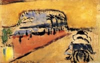 Café des Ponchettes, in a Tent