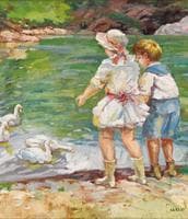 Feeding Time in Central Park, New York