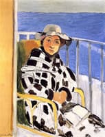 Mlle Matisse in a Scottish Plaid Coat