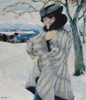 Girl with Fur Coat