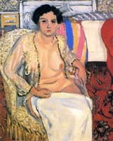 Woman Seated on an Armchair, Open Robe