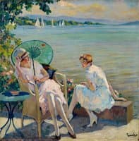 Two Girls at Starnberger Lake