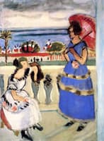 Two Women on a Balcony