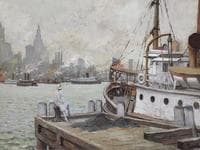 Morning in New York Harbor