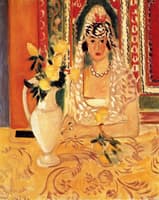 Spanish Woman with Flowers