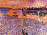 Sunset on the Dnieper