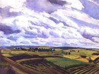 Landscape. Village Neskuchnoye