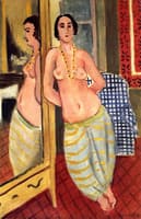 Standing Odalisque Reflected in a Mirror