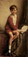 Portrait of Teddy, son of Lieutenant BWG Oates