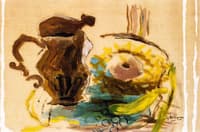 Still LIfe with Pitcher and Grapes