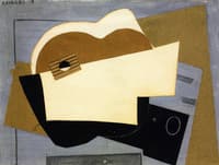 Guitar on a table