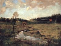 A Landscape with a train