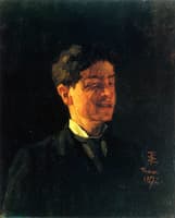 Self-Portrait with Squinted Eye