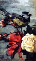 Tit with Roses