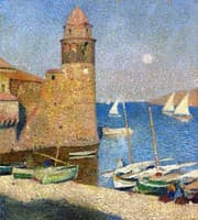 The Tour de Collioure, Moonrise