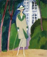 Sarah Rafale in the Bois de Boulogne