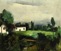 Landscape with Cottages